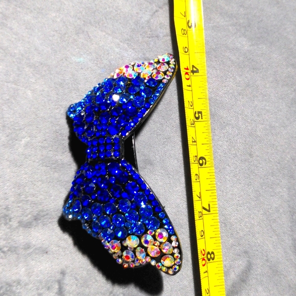 Hair Real Rhinestone clip, brand new, plastic. - Picture 6 of 7